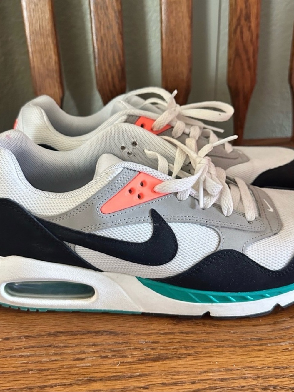 Nike Women’s White, Gray, black, teal, orange
